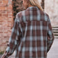 Mandy Plaid Dropped Shoulder Longline Shirt