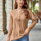 Mandy Notched Long Sleeve T-Shirt