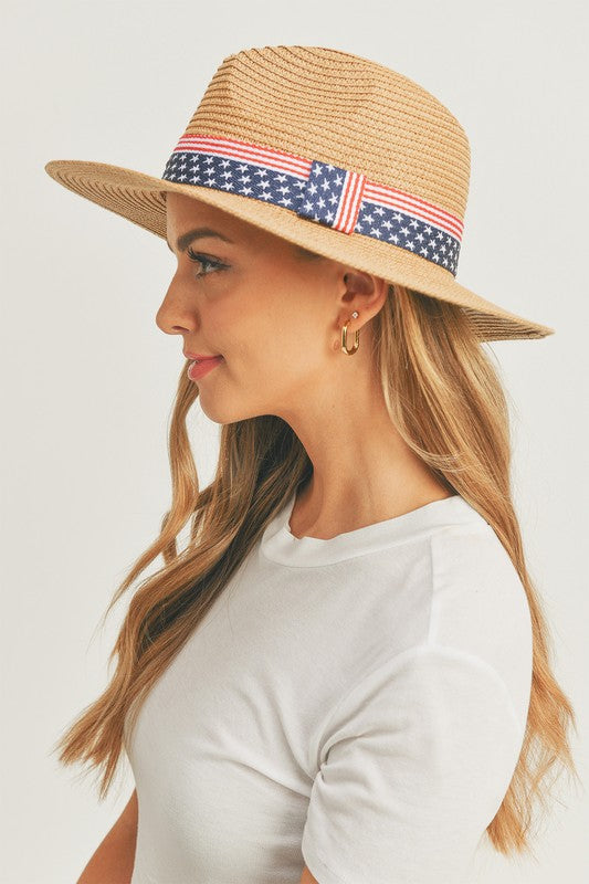 American Flag Sun Hat