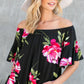 FLORAL OFF SHOULDER TOP