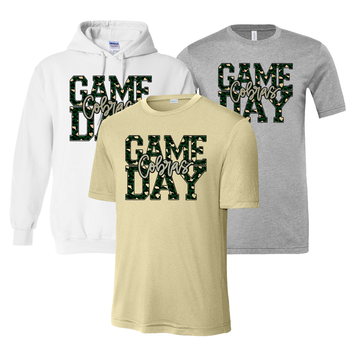 •Twiggs County - Cobras Game Day Camo (Tee/Drifit/Hoodie/Sweatshirt)