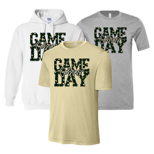 •Twiggs County - Cobras Game Day Camo (Tee/Drifit/Hoodie/Sweatshirt)