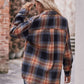 Mandy Plaid Dropped Shoulder Longline Shirt