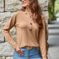 Mandy Notched Long Sleeve T-Shirt