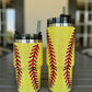 20 Oz. Crystal SOFTBALL "Blinged Out" Tumbler