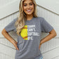 SORRY. CAN’T. SOFTBALL. BYE. Unisex Comfy Tee