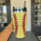 20 Oz. Crystal SOFTBALL "Blinged Out" Tumbler