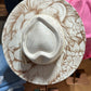 Regal Lion & Floral, Laser Hat Burning Design, PNG, Laser Engraved Wide Brim hat EB10