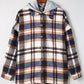 Button Up Plaid Hooded Jacket