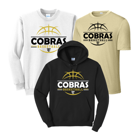 •Twiggs County - Cobras Basketball Stripes (Tee/Drifit/Hoodie/Sweatshirt)