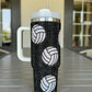 40 Oz. Crystal Volleyball Tumbler