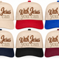 🤎 With Jesus, You Can — Embroidered Trucker Hat