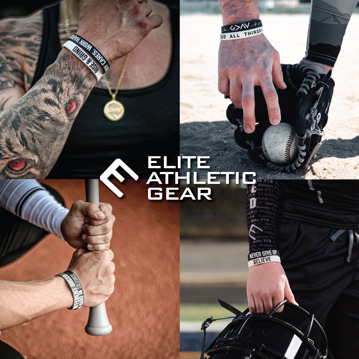 ALL IN. NO EXCUSES. Wristband - Southern Grace Creations