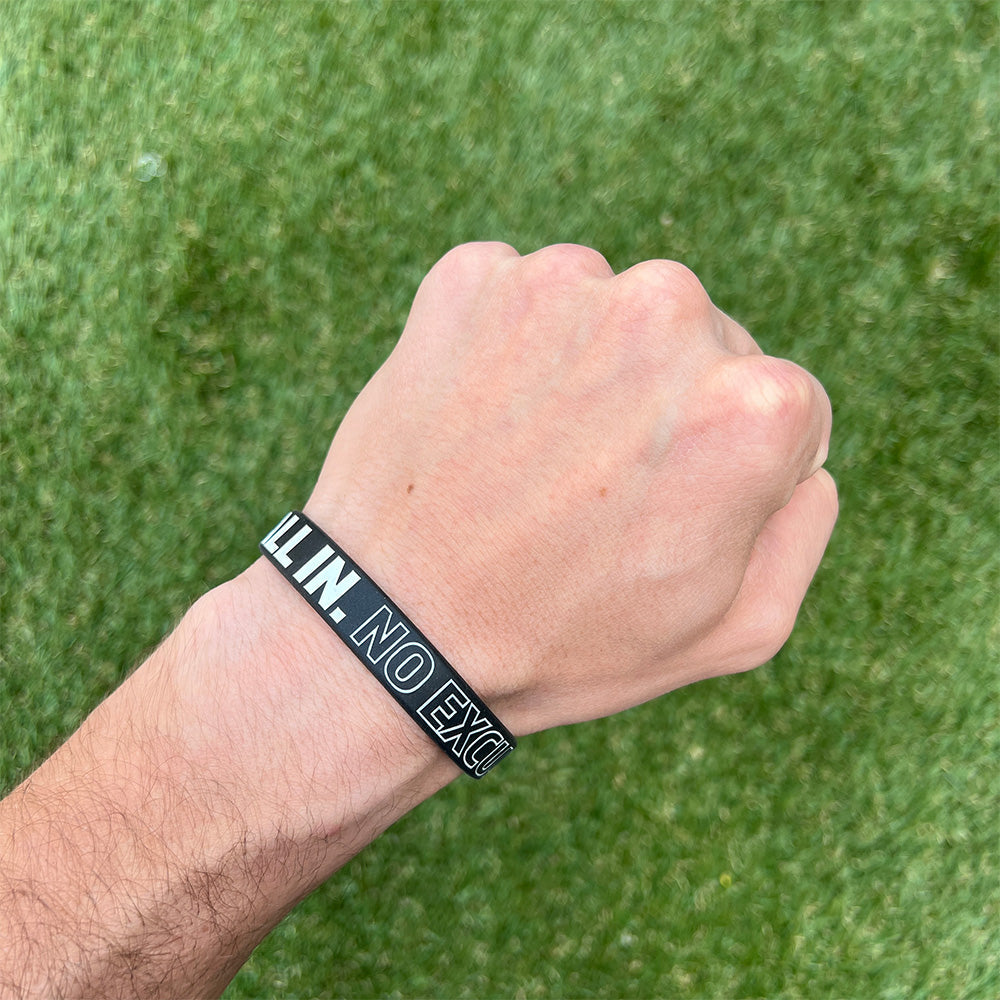 ALL IN. NO EXCUSES. Wristband - Southern Grace Creations