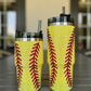 20 Oz. Crystal SOFTBALL "Blinged Out" Tumbler