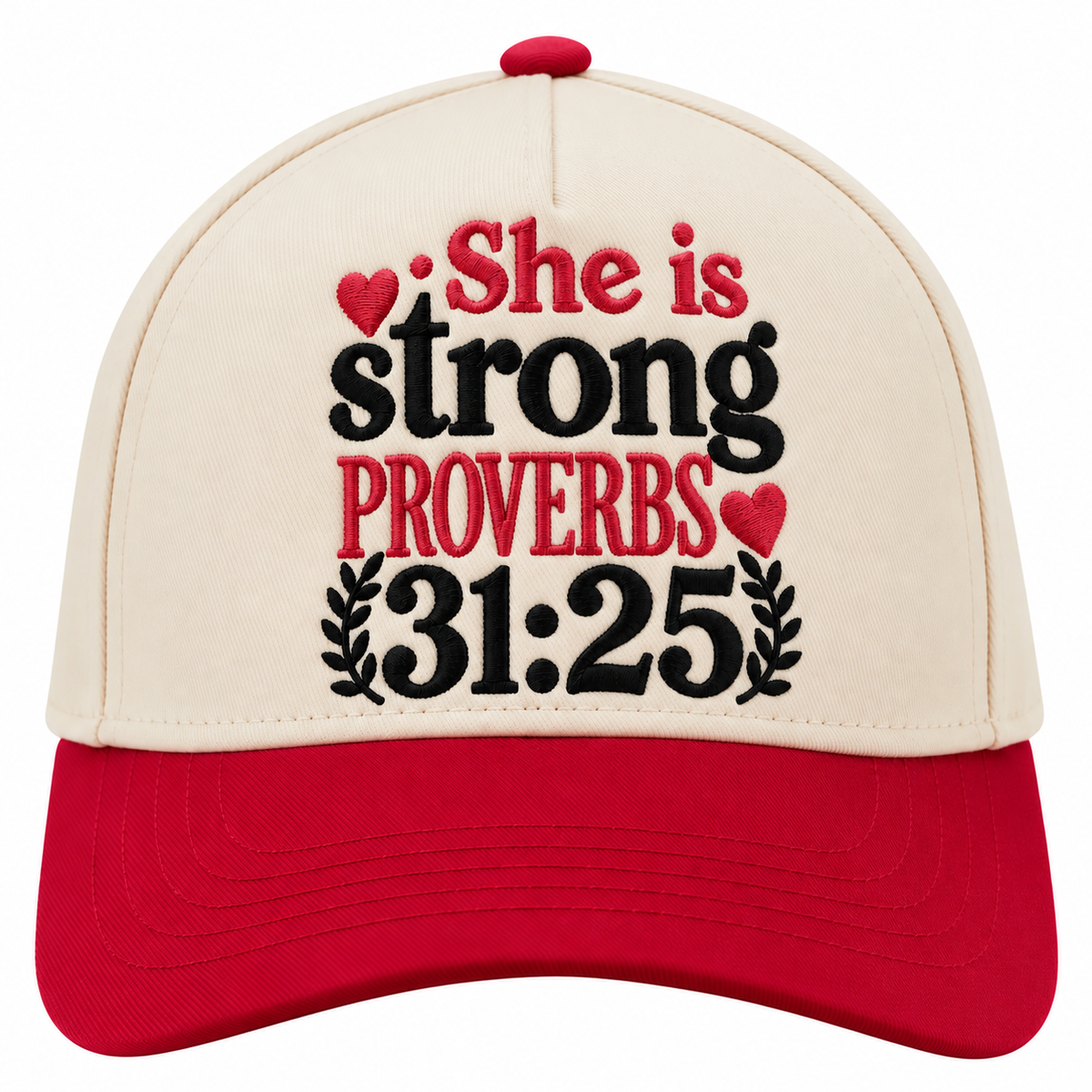 She Is Strong Hat - Pint/White Snapback
