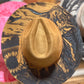Vegan suede “Highland Cow” lasered cowboy hat. Adjustable band.