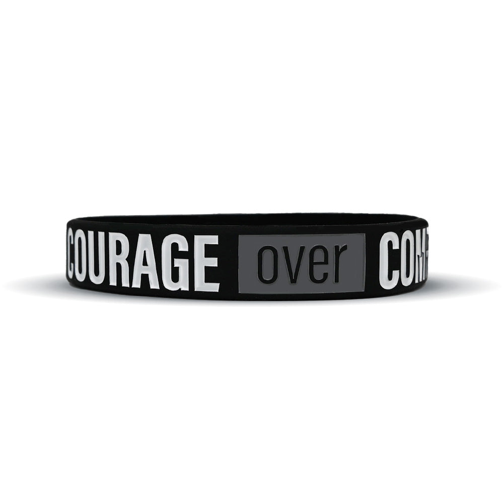 COURAGE OVER COMPROMISE Wristband - Southern Grace Creations