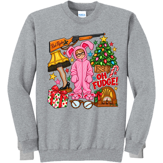 Christmas Story holiday collage - Athletic Heather (Tee/Sweatshirt/Hoodie)
