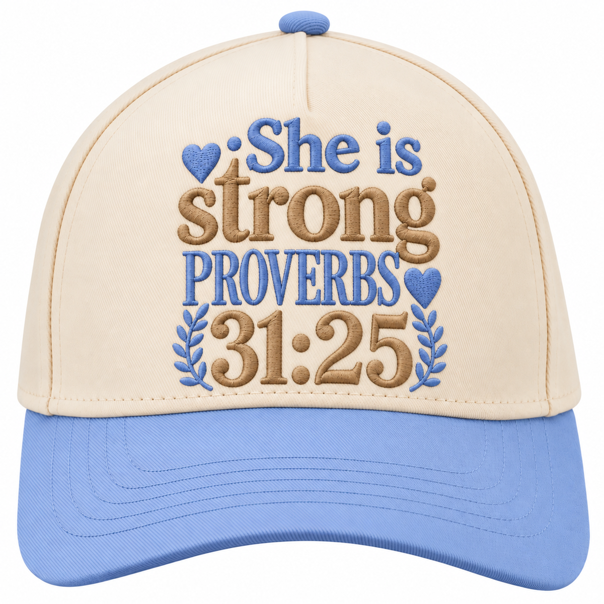 She Is Strong Hat - Pint/White Snapback