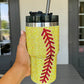 20 Oz. Crystal SOFTBALL "Blinged Out" Tumbler