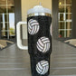 40 Oz. Crystal Volleyball Tumbler