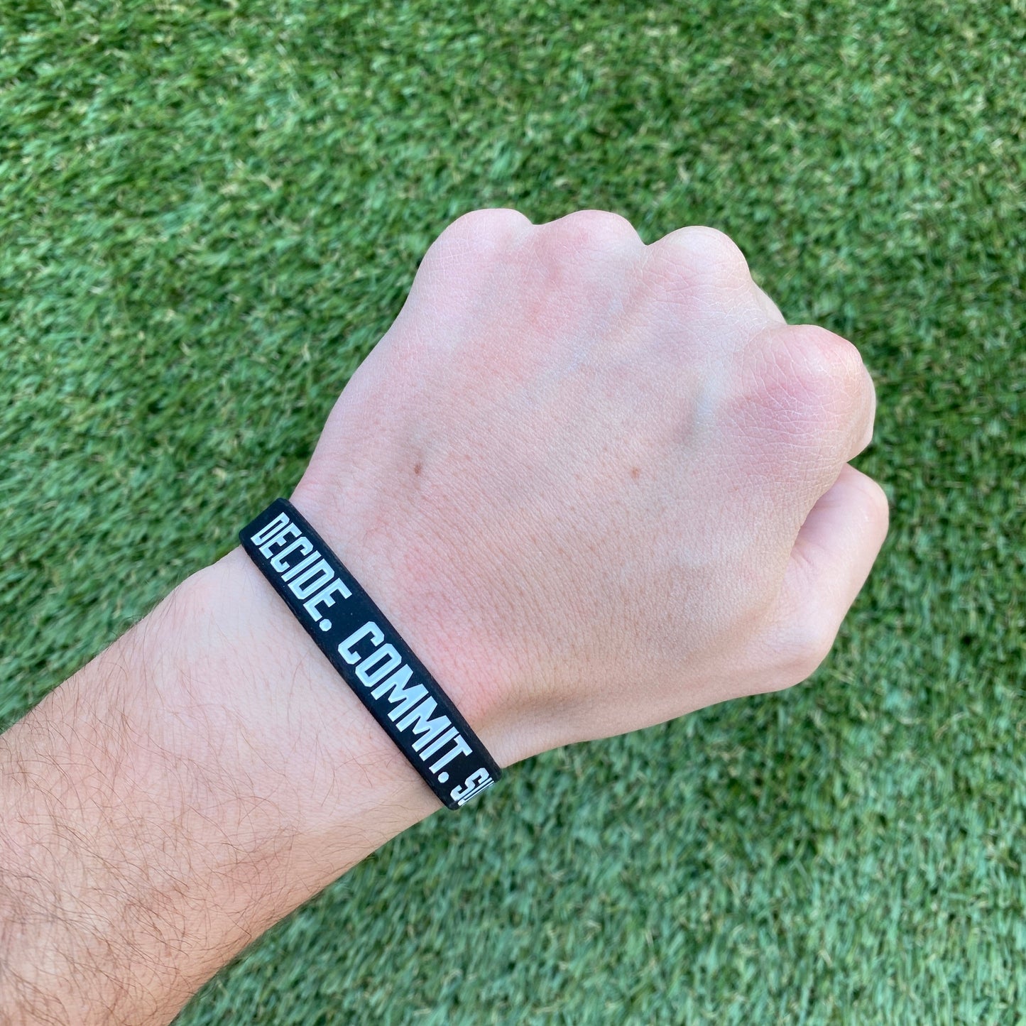 DECIDE. COMMIT. SUCCEED. Wristband - Southern Grace Creations