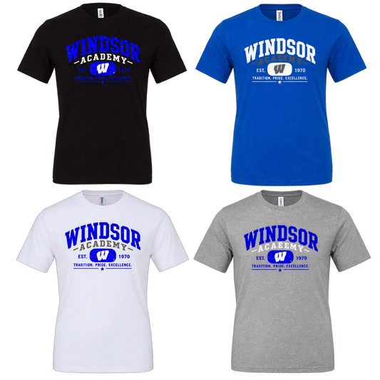 Windsor - Windsor Academy Est. W 1970 Tradition Pride Excellence (Tee/Drifit/Sweatshirt/Hoodie)