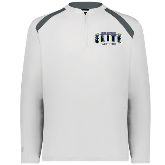 Elite - Clubhouse Longsleeves Cage Jacket with Lightening Bolt - White - Southern Grace Creations