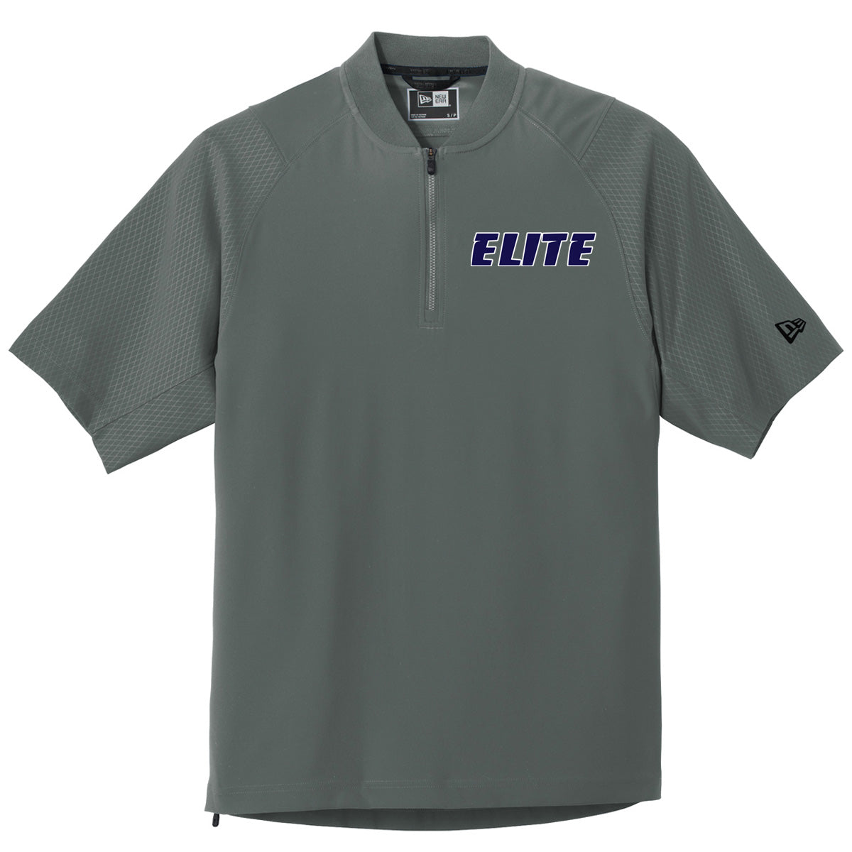 Elite - New Era Cage Short Sleeve 1/4-Zip Jacket - Graphite (NEA600) - Southern Grace Creations