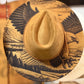 Eagle Cowgirl Hat Burned Design,  EB334