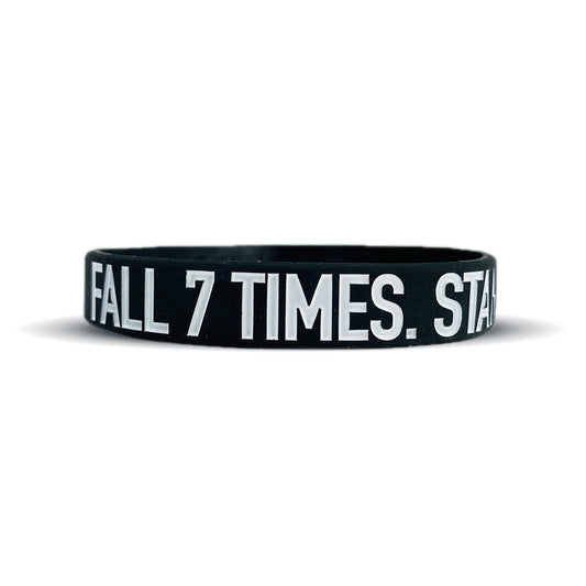 FALL 7 TIMES. STAND UP 8. Wristband - Southern Grace Creations