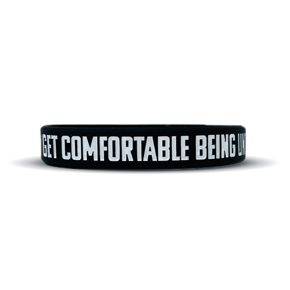 GET COMFORTABLE BEING UNCOMFORTABLE Wristband - Southern Grace Creations