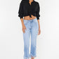 HIGH RISE CROP BOOTCUT DENIM PANTS-KC9354M - Southern Grace Creations