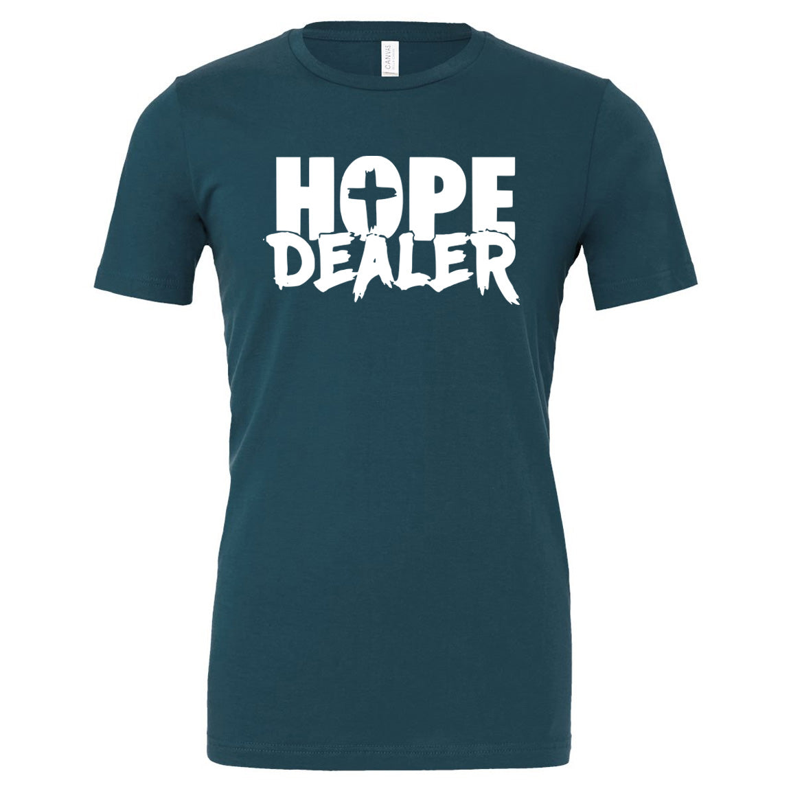 Hope Dealer with Cross - Deep Teal (Tee/Hoodie/Sweatshirt)