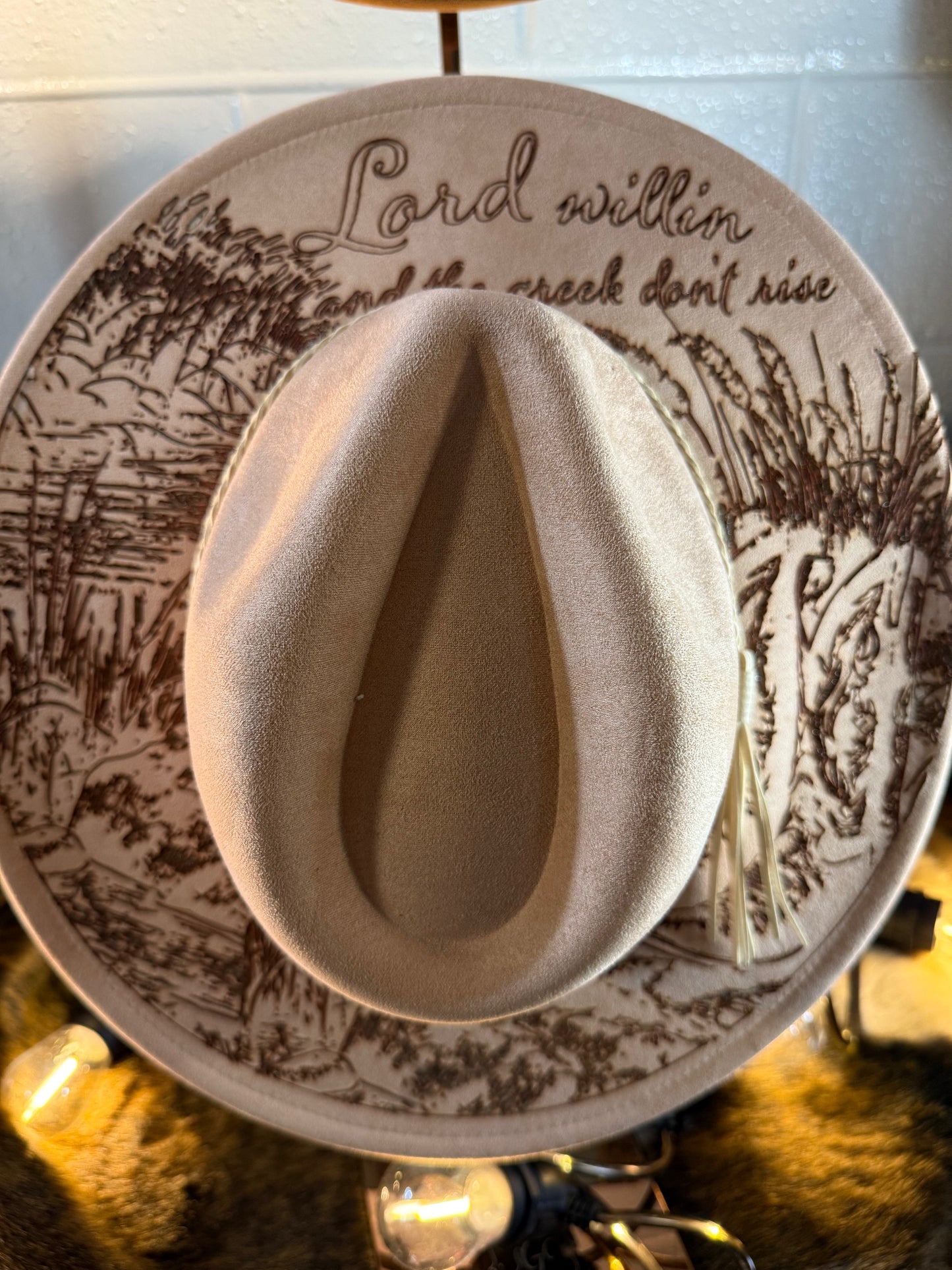 Lord Willin and the Creek don’t Rise Cowboy/Cowgirl Hat