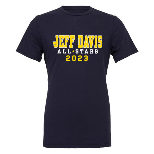 Jeff Davis All-Stars - Navy Tee (Tee/DriFit/Hoodie/Sweatshirt) - Southern Grace Creations