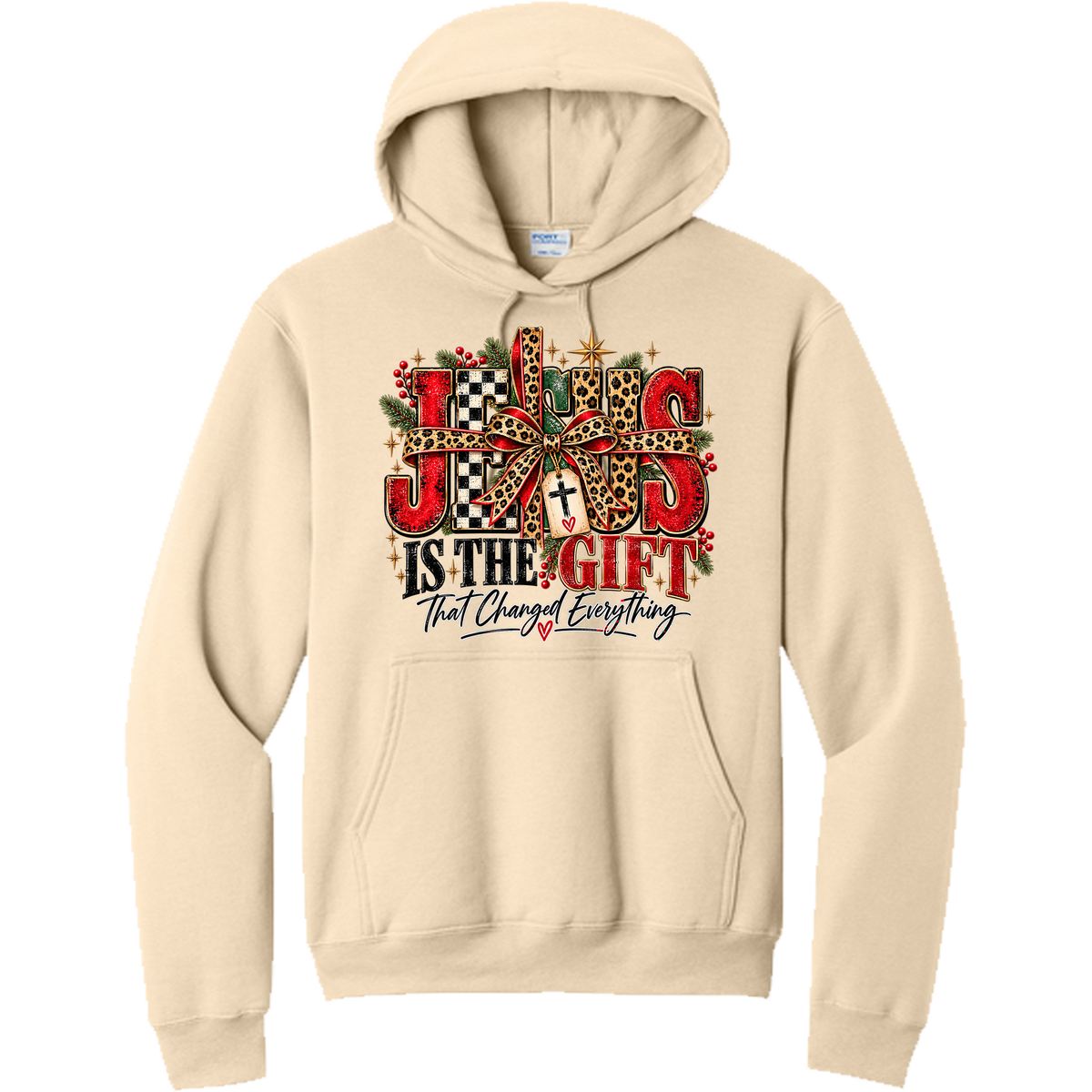 Jesus is the Gift that Changed Everything - Creme (Tee/Sweatshirt/Hoodie)
