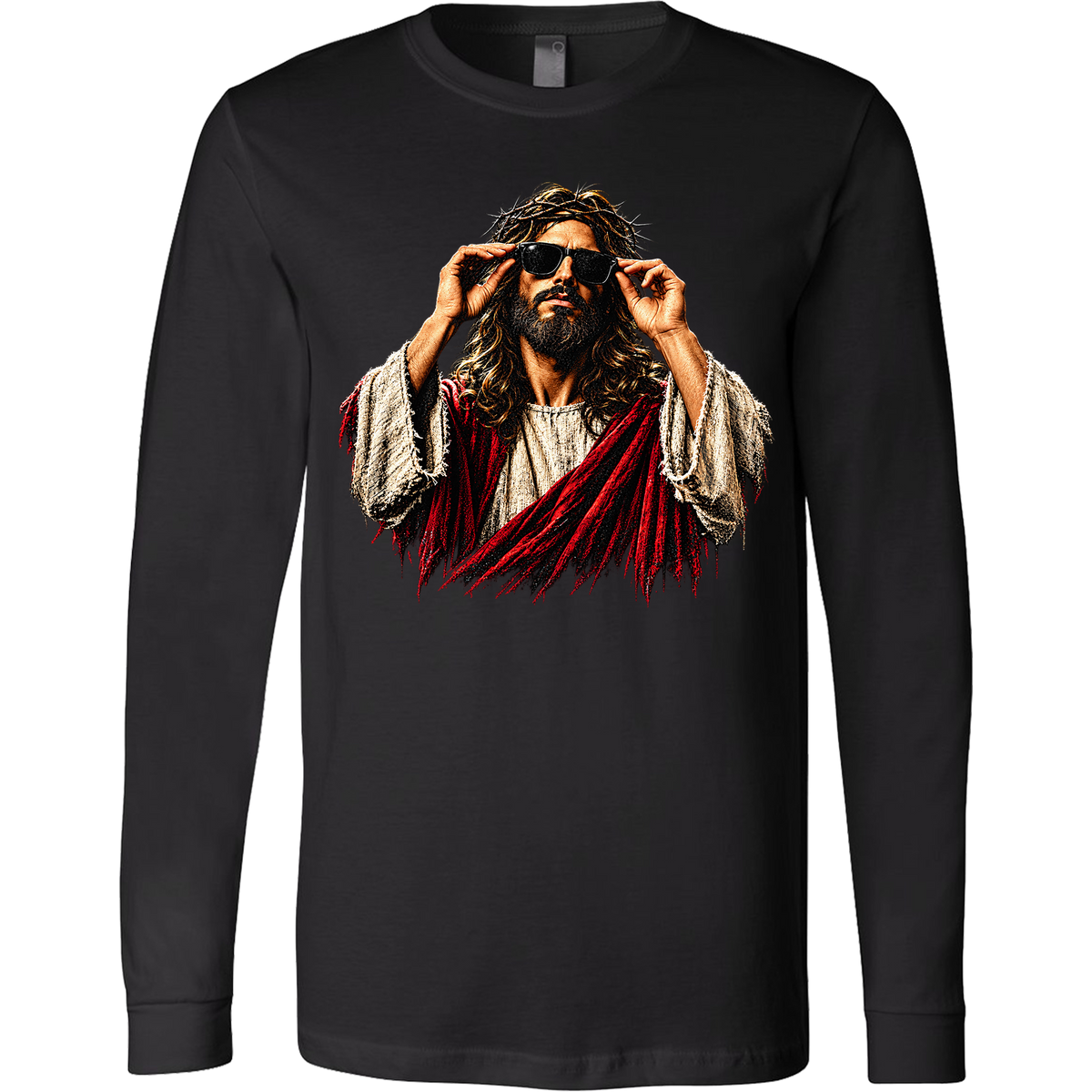 Jesus with Sunglasses - Black (Tee/Sweatshirt/Hoodie)