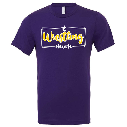 Jones County - JC Wrestling Mom - Team Purple (Tee/DriFit/Hoodie/Sweatshirt)