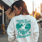 Love The World Like The One Who Created It (Turquoise) - White (Tee/Hoodie/Sweatshirt) - Southern Grace Creations