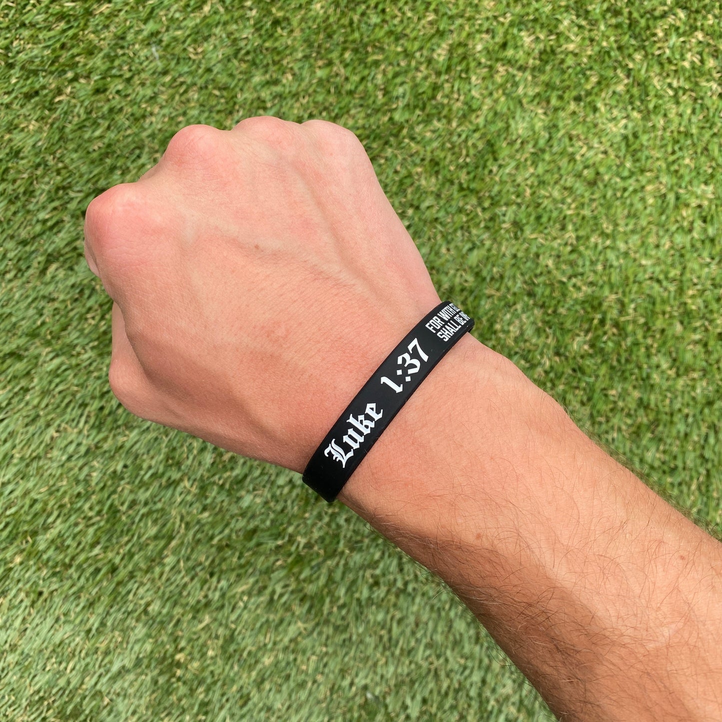 Luke 1:37 Wristband - Southern Grace Creations