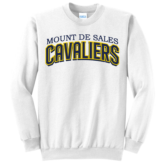 MDS - Mount De Sales Cavaliers Arched - White (Tee/DriFit/Hoodie/Sweatshirt)