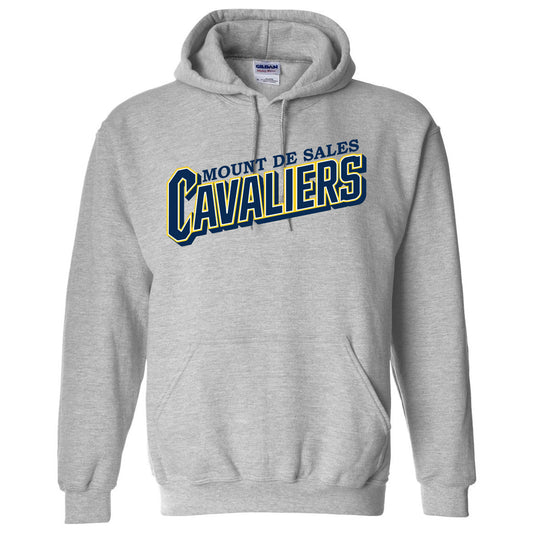 MDS - Mount De Sales Cavaliers Slanted - ATHLETIC GREY (Tee/DriFit/Hoodie/Sweatshirt)