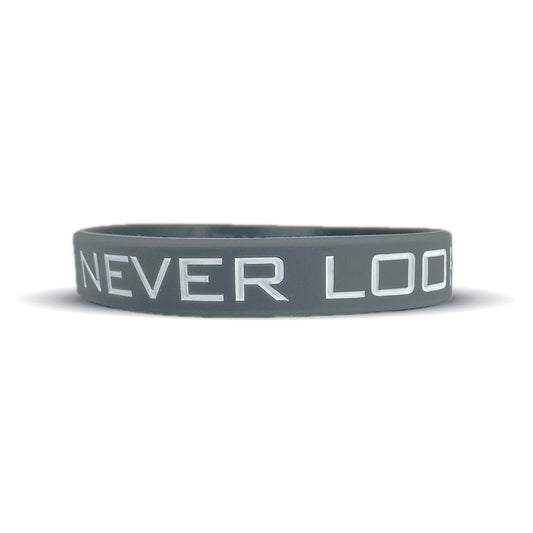 NEVER LOOK BACK Wristband - Southern Grace Creations