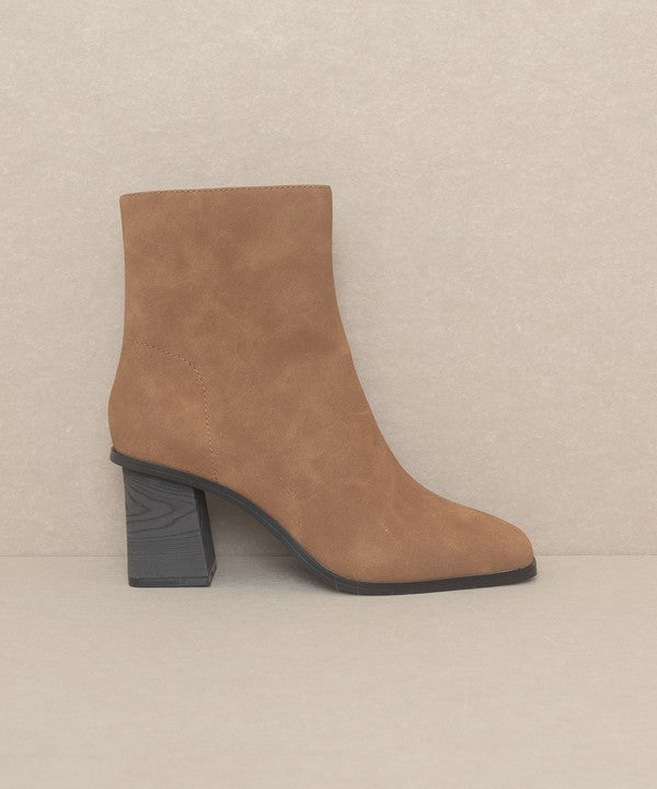 OASIS SOCIETY Vera - Square Toe Ankle Boots - Southern Grace Creations