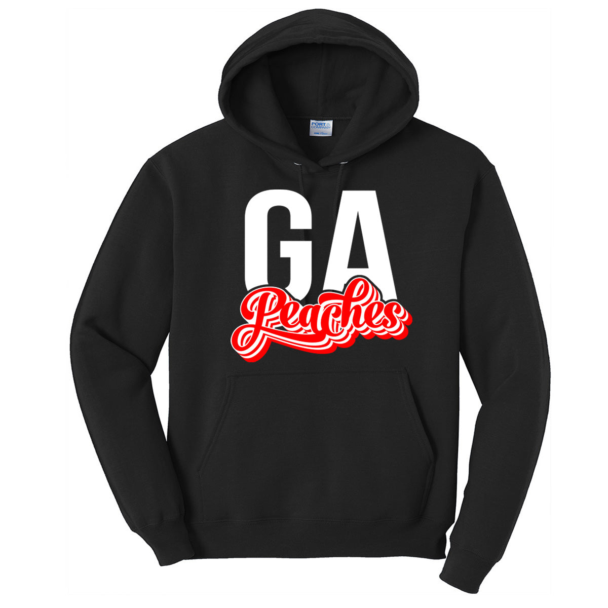 Peaches - GA Peaches Script Stacked Retro (Tee/Drifit/Hoodie/Sweatshirt)