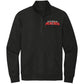 Peaches - Georgia Peaches Bronzier Curved Shadow - District® V.I.T.™ Fleece 1/4-Zip - DT6106 - Black