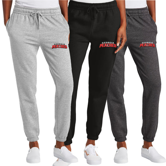 Peaches - Georgia Peaches Bronzier Curved Shadow - District Women’s V.I.T. Fleece Sweatpant (DT6110)