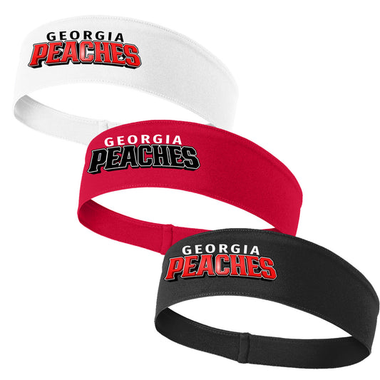 Peaches - Georgia Peaches Bronzier Curved Shadow - PosiCharge Competitor Headband (STA35)